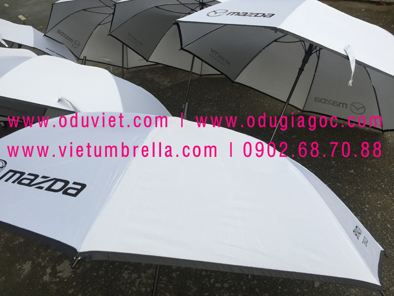xưởng sản xuất ô dù cầm tay in logo quảng cáo